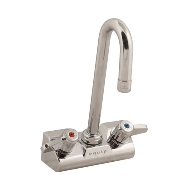 Faucet, 4"Wall , 3"Gsnk, Leadfree